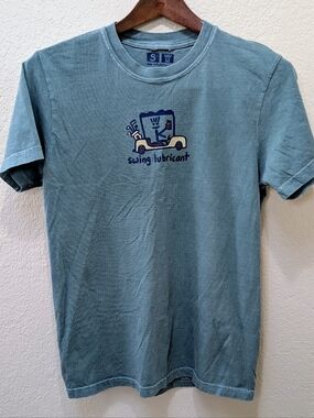 Roth Shirt Co 100% Ring Spun Cotton, 'swing Lubricant' Golf Graphic T-shirt